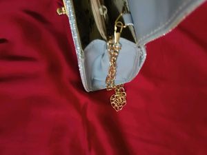 Sparkling Silver Clutch