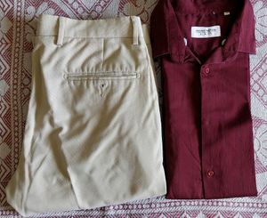 Men Formal Pant Shirt Pair