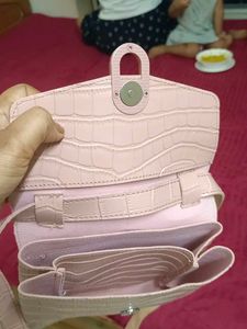 Croc Embossed Shoulder Bag