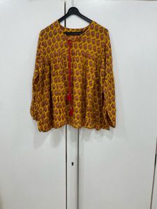 🌼 Marigold Magic! Tassel Tunic Alert 🎨