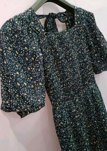 Puff Sleeve Midi