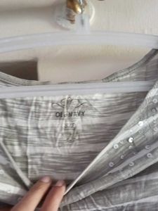 Striped Top with Embellishments