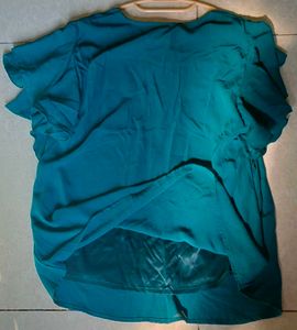 Elegant Teal Embellished Top