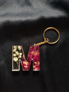 Resin Letter Keychains