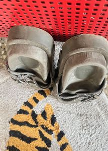 ZARA suede-finish sliders, size 37.