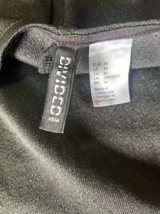 H&amp;M Shimmer Black Dress