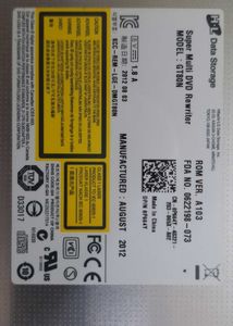 DVD Rewriter ,model GT80N