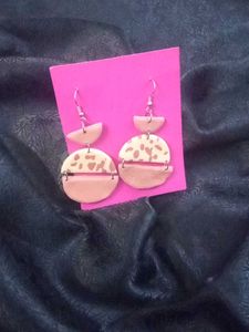 Handmade Clay Statement Earrings