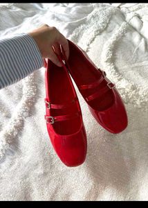 Red Patent Leather Mary Janes