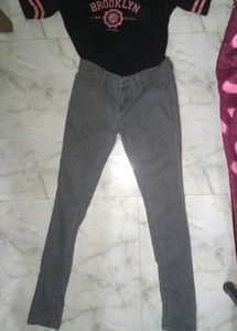 MAX GREY SKINNY JEANS
