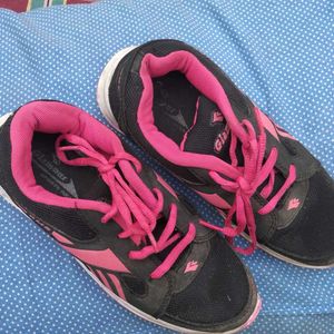 Black & Pink Sneakers