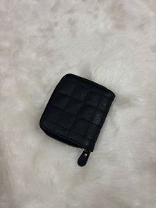 Quilted Black Wallet