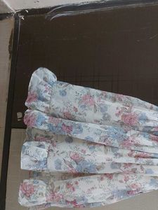 Floral Print Korean Dress
