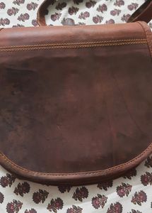 Real Leather Sling Bag