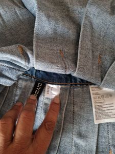 H&amp;M Denim Short Skirt