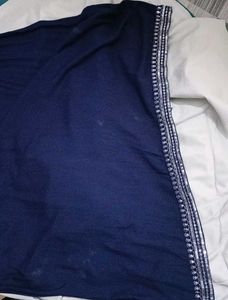 NAVY BLUE EMBELLISHED DUPATTA FREE SIZE