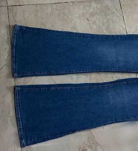 Bershka Flare Leg high waisted Denim Jeans