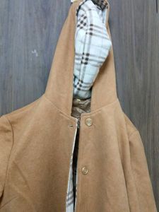 Tan Hooded Jacket