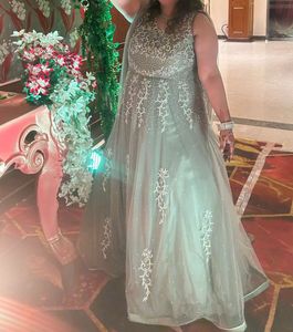 Plus Size Elegant Ethnic Gown