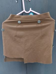 Brown Mini Skirt