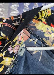 Black Floral Top
