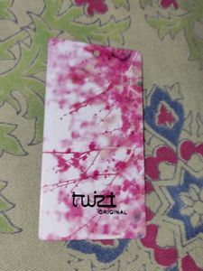 Twizt T Shirt For Girls (S) Orange Solid