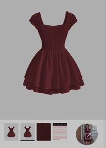 Square Neck Waist Cinching Mini Dress