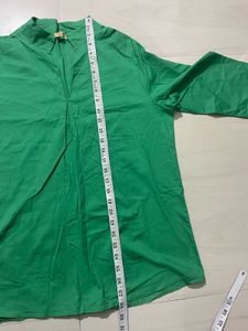 Green Tunic Style Top
