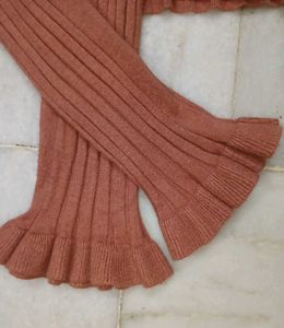 Ribbed Knit Long Sleeve Top