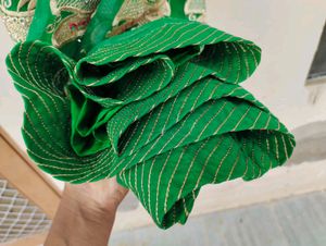 Green Rajputi Poshak