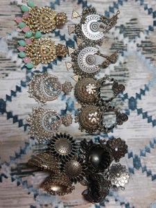 oxidised Earning Set
