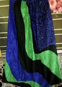 Colorful Patterned Maxi Skirt