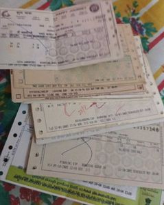Vintage Train Tickets