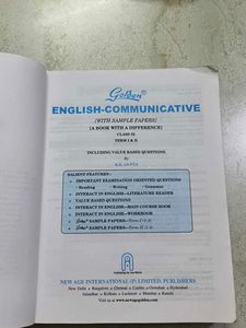 English Communicative Guide Book For Class 9th.