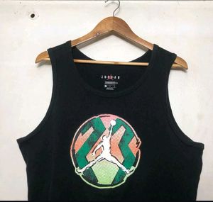 Jordan men&#39;s breathable sleeveless T-shirt basketb