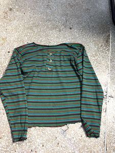 Striped Long Sleeve Top