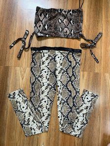 Sexy Snake Print Cord set 🤌🏻🤌🏻