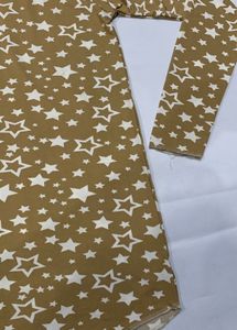 Lime Green Star Print T-Shirt for Kids 9-10 Yrs