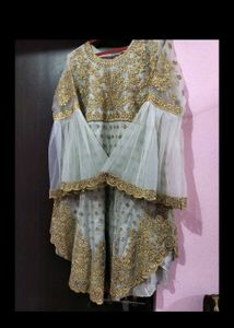 HEAVY NET PAKISTANI EMBROIDERY DRESS