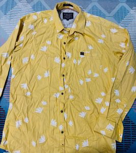 Yellow Printed Shirt