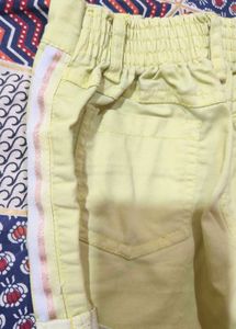 Baby Girl Yellow Shorts