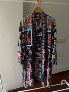 Multi Floral Natural KIMONO