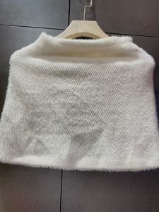 White Textured Mini Skirt