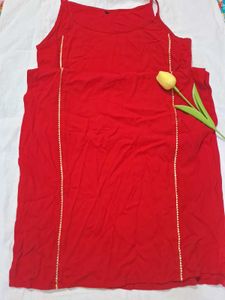 Red Kurta Set