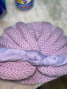 Winter Woollen Baby Girl Cap