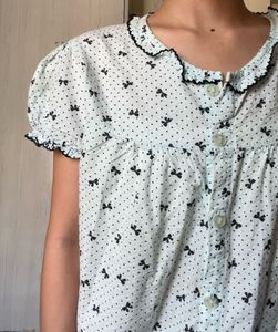 Mint Green Bow Garment