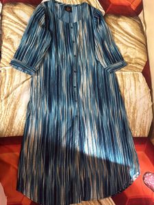 Striped Button-Down Dress