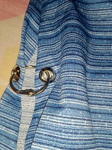 Blue Striped Fashion Top