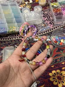 Colorful Crystal Beaded Bracelet