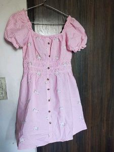 Cottagecore Pink Dress